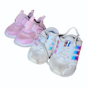 Little Girl Athletic Adidas Shoes in Size 5